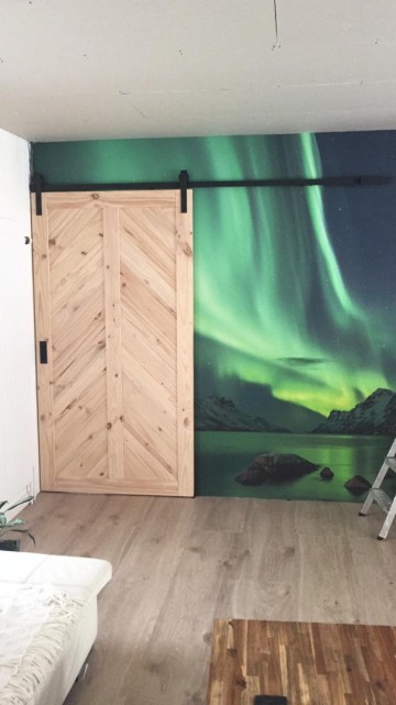 Schuifdeur op maat hongaarse punt