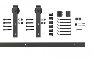 Schuifdeur rail zwart