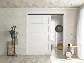 Schuifdeur totaal dubbele deuren