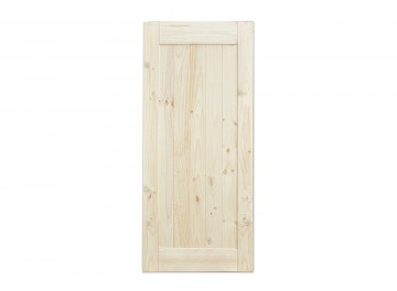 Schuifdeur verticaal simpel grenen