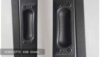 Schuifdeurkom ovaal staaldeur 13