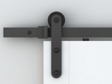 Schuifdeurrail basic round