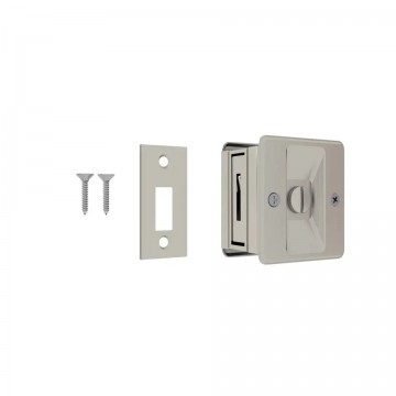 Schuifdeurslot nikkel inbouw