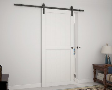 Schuifdeurslot zwart inbouw 1