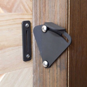 Schuifdeurslot zwart open