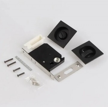 Schuifdeurslot zwart wc