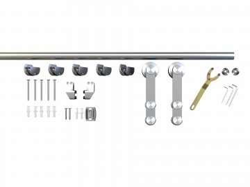 Schuifdeursysteem rvs rond