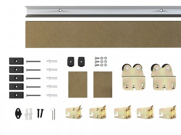 Schuifdeursysteem st35 met mdf front koof