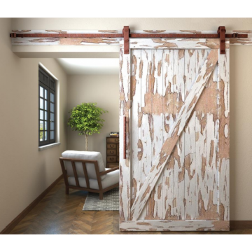 Schuifdeursysteem standaard gebogen roest