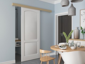 Schuifrail met mdf cover