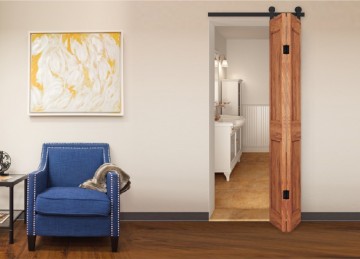 Smal schuifdeursysteem zwart smalle doorgang