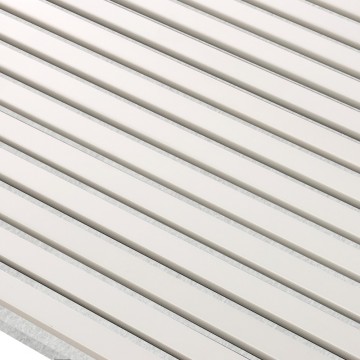 Snow wit wandpanlee akoestich schuifdeur