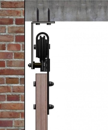 Spaakwiel plafondhaak detail 0