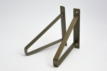 Stalen boekenplankdrager  zwart