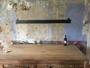 Stalen hanglamp boven eettafel robuuste lamp