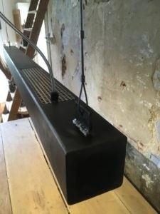 Stalen hanglamp eetkamer