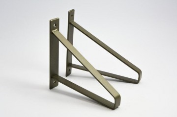 Stalen plankdrager 25 cm zwart