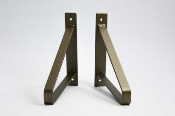 Stalen plankdrager zwart