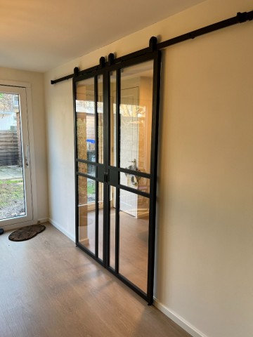 Stalen schuifdeur vintage nr 2