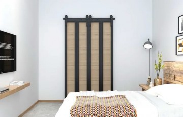 Stalen vouwdeur op maat