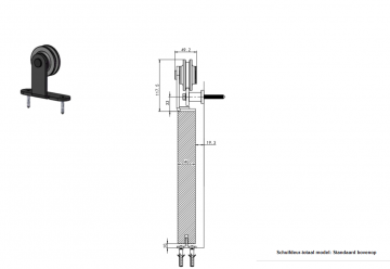 Standaard bovenop maatvoering