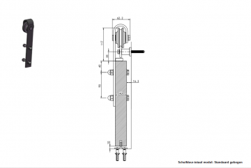 Standaard gebogen maatvoering