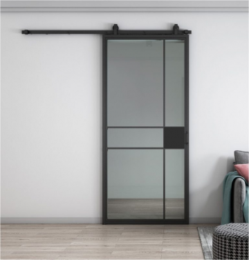 Vintage nr 2  gesloten staaldeur