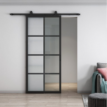 Vintage nr 9 staaldeur schuif open