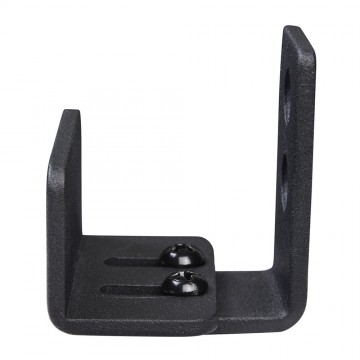 Vloergeleider zwart verstelbaar wand