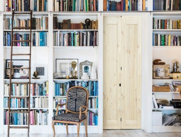 Vouwschuifdeur handgreep achterkant