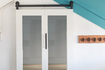 Vouwschuifdeur met glas