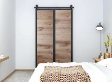 Vouwschuifdeur staal licht