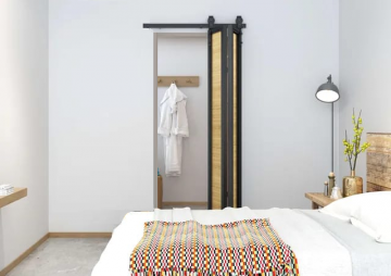 Vouwschuifdeur staal open 0