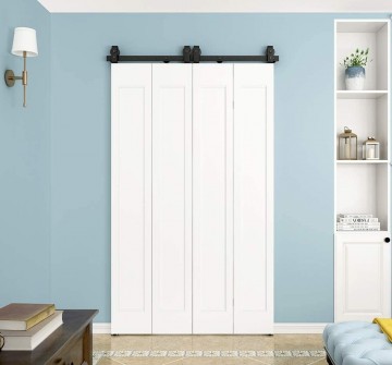 Vouwschuifdeuren zwart industrieel en suite 0