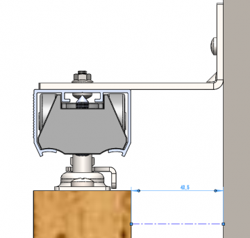 Vouwschuifdeursysteem aluminium