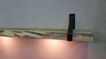 Wandplank keuken met led verlichting