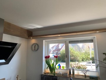 Wandplank met led spots