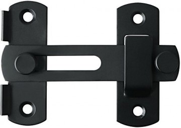 Zwart overdslagslotje schuifdeur