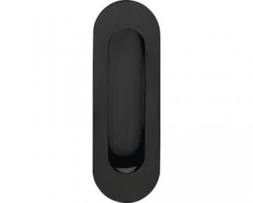 Zwarte ovale schuifdeurkom 40x120