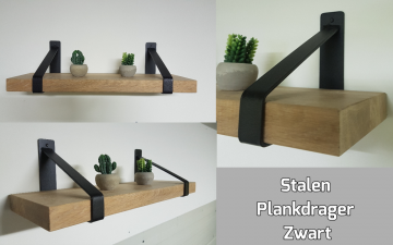 Zwarte plankdrager staal