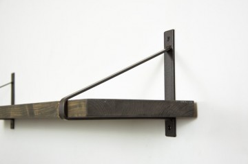 Zwarte plankdragers extra diep