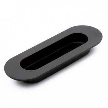 Zwarte schuifdeur kom inbouw