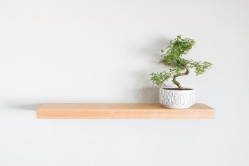 Zwevende wandplank recht 1