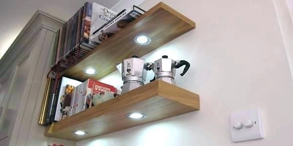 Getalenteerd Defilé puppy Eiken Wandplank met Dimbare Ledverlichting - Wandplanken en plankdragers - schuifdeur-totaal Getalenteerd Defilé puppy Eiken Wandplank met Dimbare Ledverlichting - Wandplanken en plankdragers - schuifdeur-totaal