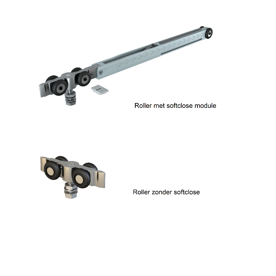 Blaast op betreden Pat Softclose module Voor aluminium schuifdeursysteem - softclose systeem -  schuifdeur-totaal