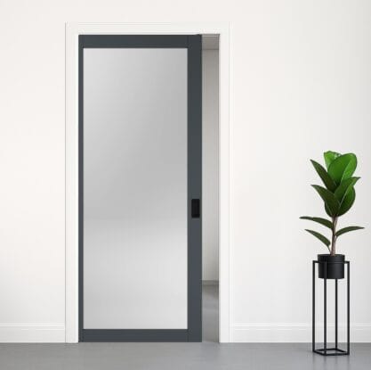 Slimline Vision Glas schuifdeur in de wand