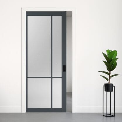 Slimline Metro Glas schuifdeur in de wand