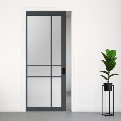 Slimline Metro Xl Glas schuifdeur in de wand