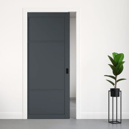 Slimline Skyline Dicht schuifdeur in de wand